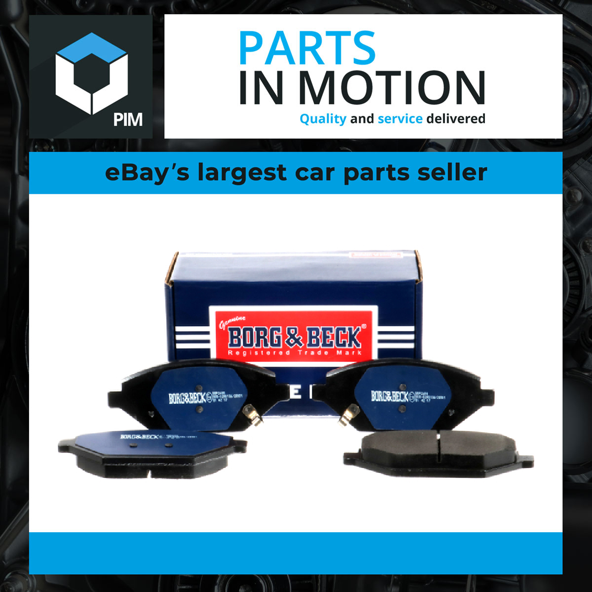 Brake Pads Set Front BBP2600 Borg & Beck 1605325 42349236 42349239 Quality New