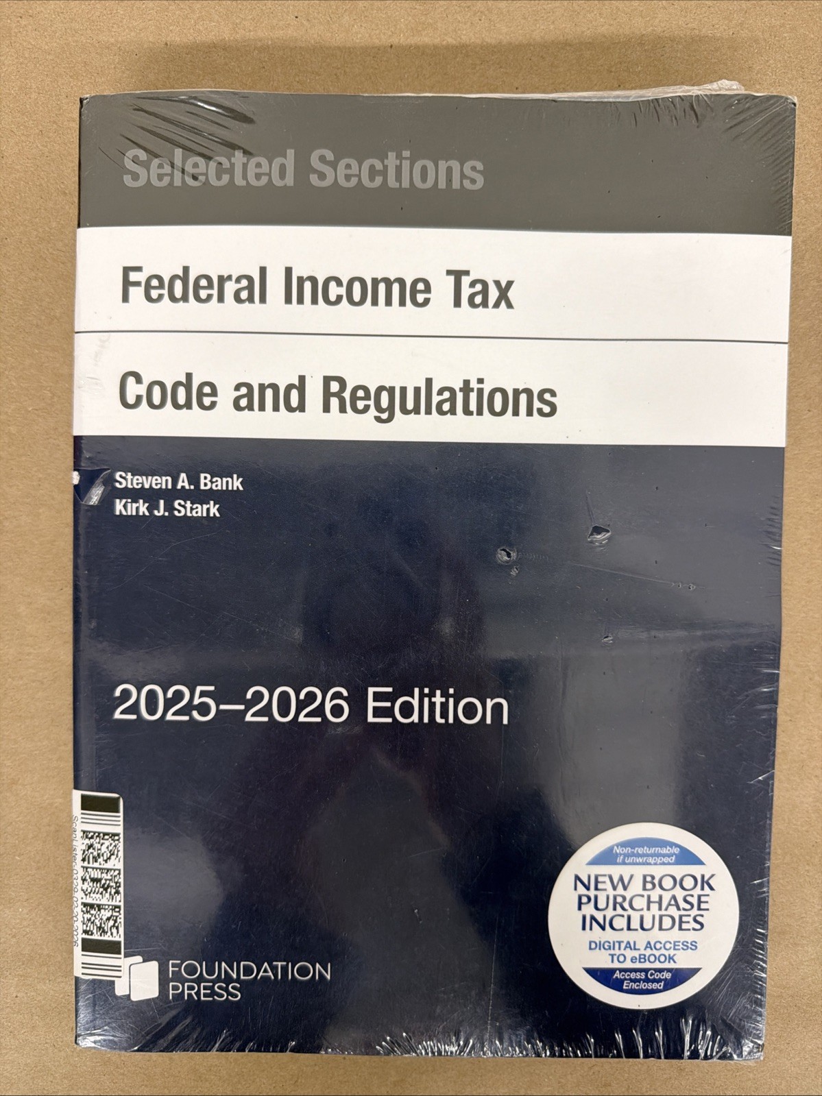 Selected Sections Federal Income Tax Code And Regulations 2025-2026 New/Other