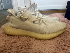 adidas gazelle silver green womens adidas Yeezy Boost 350 v2 Cream Triple White (Preloved) UK 12.5 main image 0