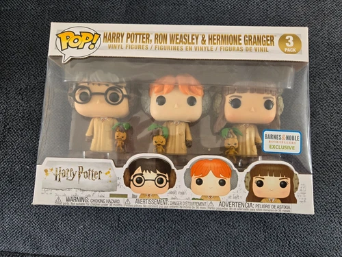 Funko Pop! Vinyl 3 Pack Harry Potter Ron Hermione Barnes & Noble Exclusive