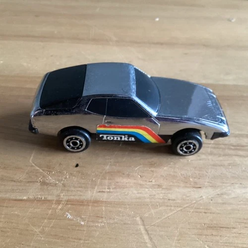 Vintage Tonka Toy  Car 1970s Tin Plate Chrome finish