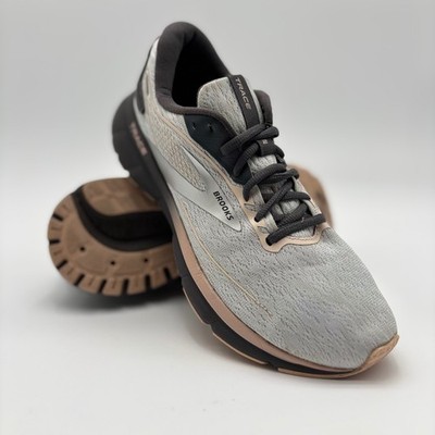 Brooks Trace 2 Womens Road Cushioned Running Shoes Grey Black Rose Size 9.5