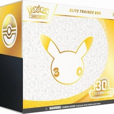 Imagen de Sealed 30th Celebration Elite Trainer Box Pokemon Tcg
