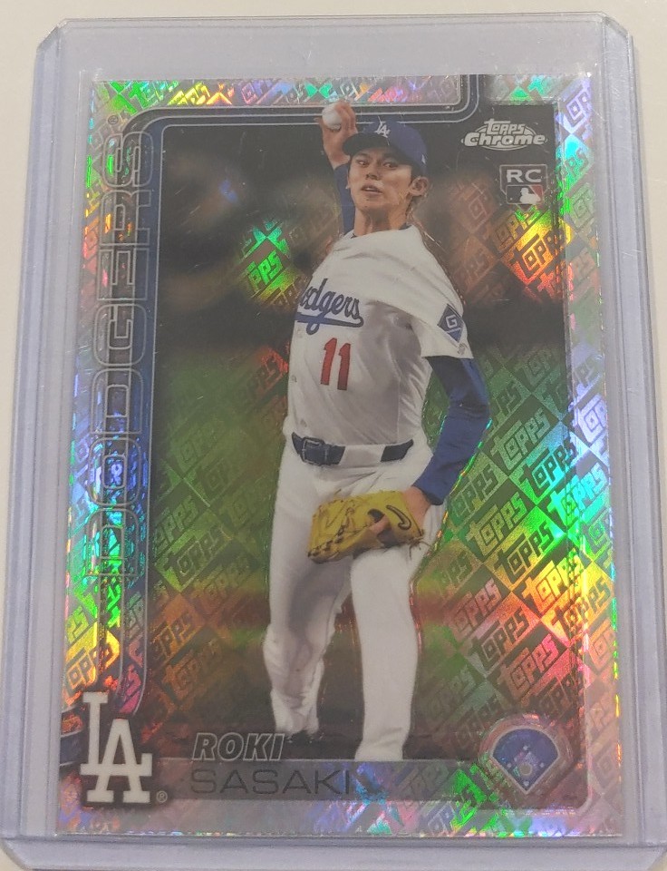 2025 Topps Chrome Logofractor Edition - Roki Sasaki #217 (RC)