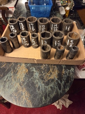 #ad #ad Napa Tools Deep Sockets Nice Used Condition $215.00