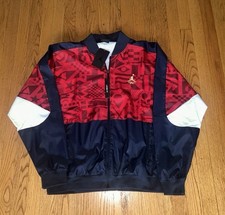 nwt nike Air Jordan Flight Legacy FIBA Jacket Red/White/Blue Men s L d3