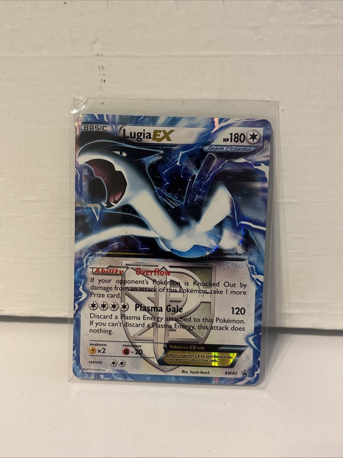 Pokémon Lugia EX 2013 BW83 Team Plasma Black Star Promo Holo Mint/NM