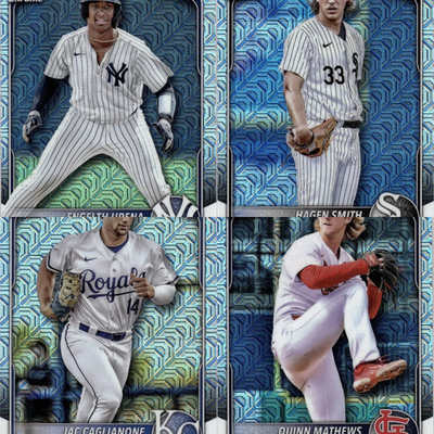 #ad 2025 Bowman Mega Box Prospects Chrome Mojo BCP 1 150 You Pick Complete Your Set $0.99