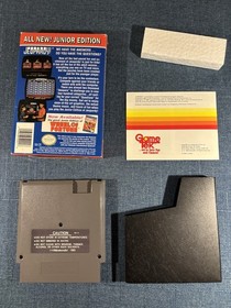 NINTENDO NES Jeopardy - Junior Edition Complete w/ box & instructions GREAT COND