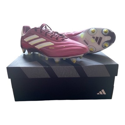 NEU UND VERPACKT Adidas Copa Pure 2 Elite SG - Größe 7,5 UK - Schattenrot/Weiß/Solargelb