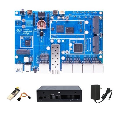 Banana Pi BPI-R4 Lite Wi-Fi 7 Development/Router Board, 2GB RAM, With Case