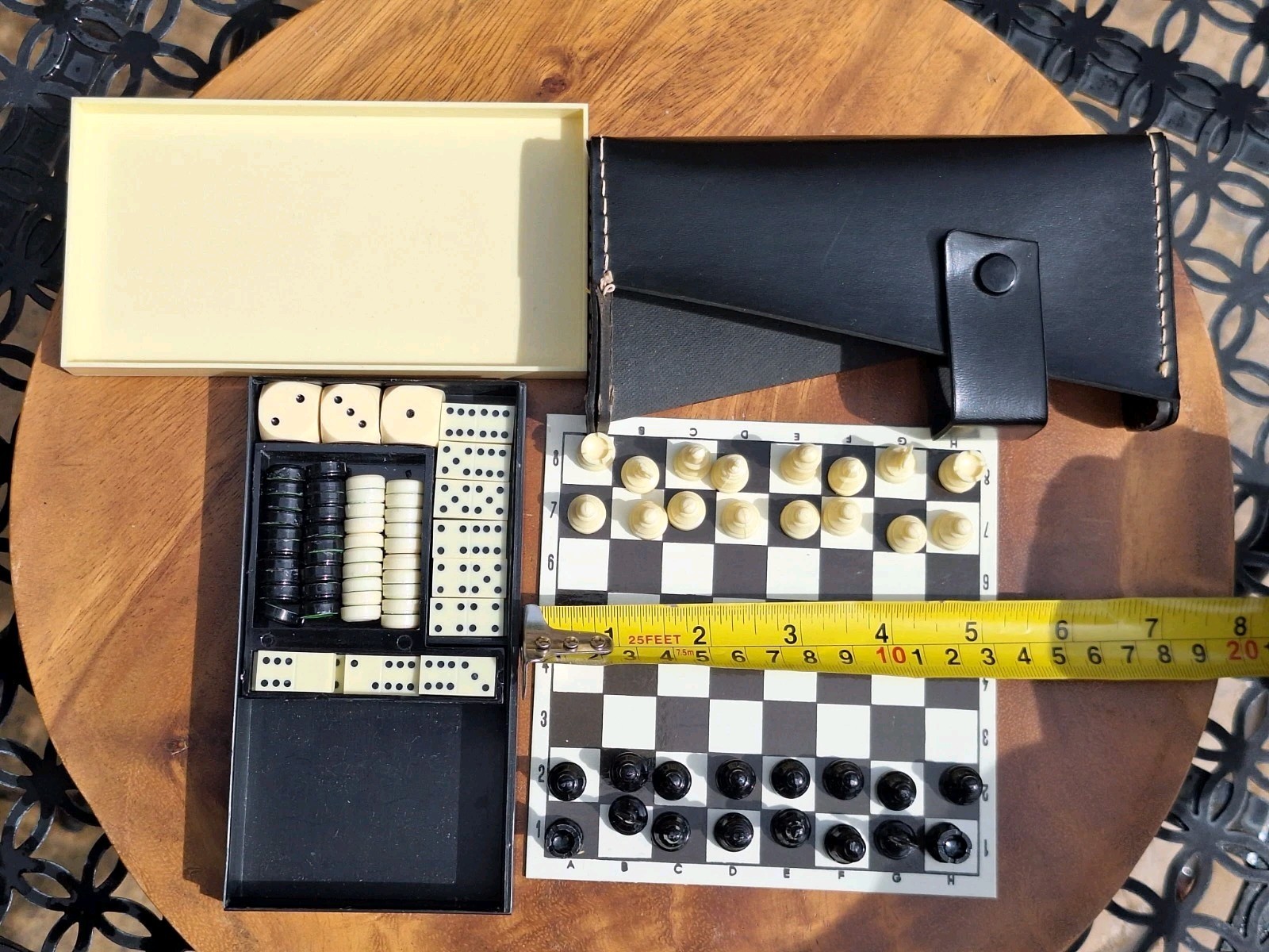 Travel Multi-Game Magnetic Game Board ~ 4 Games in Small Travel Case.