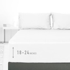 sunflower Extra Deep Pocket Full Sheet Sets Fits 18"-24" in Deep Mattress -10...