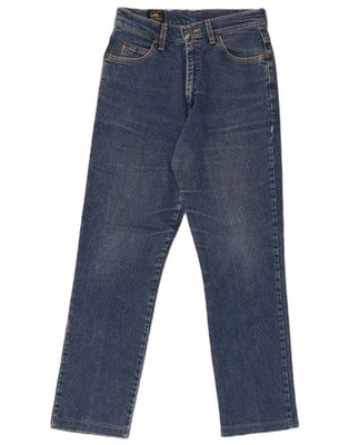 LEE Damen High Waist Straight Jeans W28 L28 Blau CN15