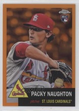 2022 Topps Chrome Platinum Anniversary Orange Refractor 13/25 Packy Naughton 4r7
