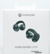 Motorola Moto Buds Loop with Sound by Bose True Wireless Earphones - Green - New