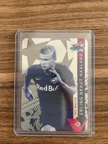2019 Topps UCL Soccer Crystal #113 Erling Haaland Salzburg RC Rookie