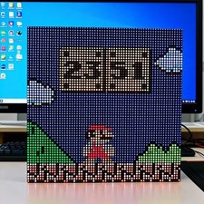 ESP32 64x64 RGB LED Panel Full Color Pixel Display Module 16x16cm USB-C