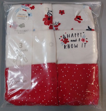 Baby Boys Girls 3Pk Sleepsuits Babygrow Roomper Nightwear Primark 0/3 months