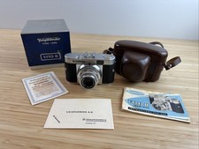Voigtlander Vito B 35mm Film Camera with Color-Skopar f2.8/50 Lens Original Box