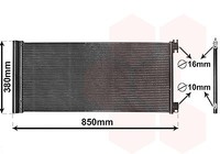 VAN Wezel Kondensator, Klimaanlage U.A. FüR Fiat, Nissan, Opel, Renault