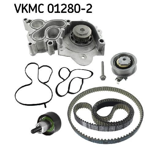 Wasserpumpe + Zahnriemensatz FüR VW Touran 5T 1.0 1.2 15 Bis 26 SKF Dkla Dusa-image