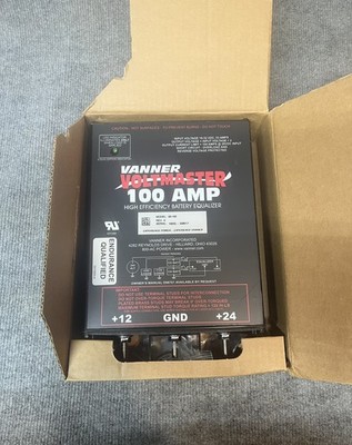 New Vanner Voltmaster 100 AMP Battery Equalizer 66-100, D98761, E211592, 6347723