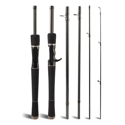 XT Travel Spinning Fishing Rod 6ft 7ft 8ft 2-8lb ML Carbon Trout