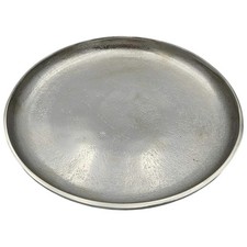 Dekoteller Silber Metall Teller Schale Dekotablett Kerzenteller Dekoschale Ø20cm