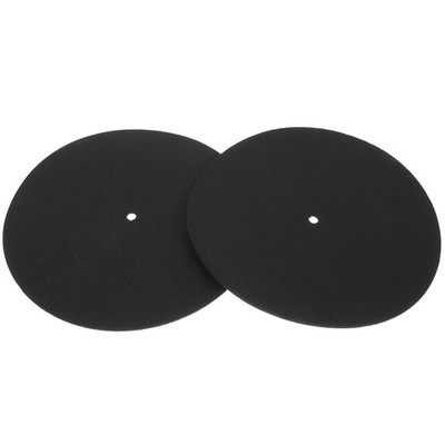 2 Pcs Plattenspieler Unterlage Schütze Aufnehmen Disc -Schutzmatte