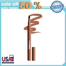 HUDA BEAUTY Lip Contour Lip Stain for 12-Hour Wear Toasty Brown - caramel brown