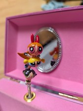Boîte à bijoux musicale Tri Star PowerPuff fille 2001 fourrure Elise réseau de dessins animés