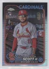2024 Topps Chrome Update Rookie Debut Prism Refractor Victor Scott II 10vb