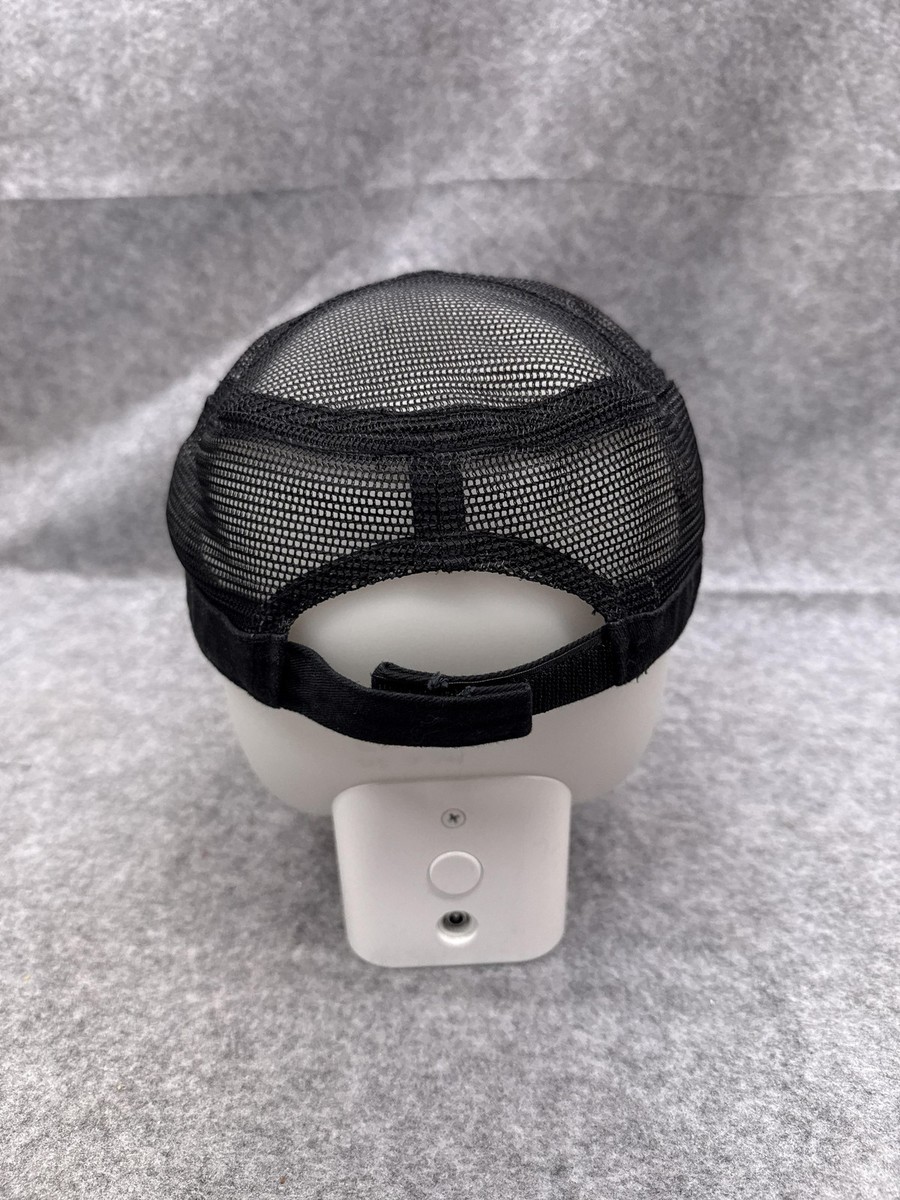 Maverik Hat Cap Strap Back Mens One Size Black Mesh Lightweight Casual Summer View 5