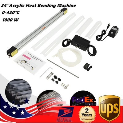 110V Acrylic Heat Bending Machine 24 inch PVC Strip Heater Bender with Bracket
