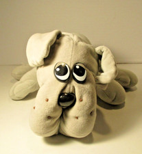 Vintage Tonka Pound Puppies Large Grey Dog