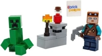 LEGO Minecraft: Miner Und Creeper Mit Mine Zubehör 662204 - Bild 1 von 4