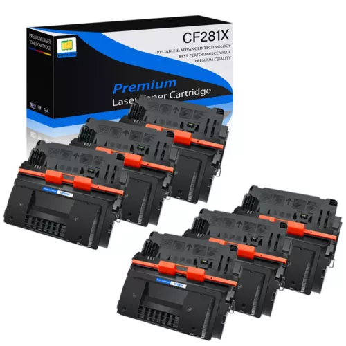 6 Pack CF281X Black Toner For HP Enterprise MFP M630h M630f M630dn M630z Printer