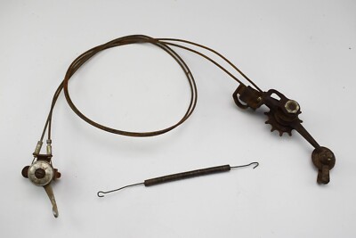 DÉRAILLEUR ARRIÈRE / LEVIER DE VITESSE / CÂBLE VÉLO VINTAGE