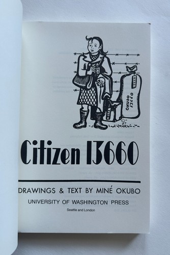 MINE OKUBO Citizen 13660 | 1983 Illustrated Trade Paperback - 10th Printing - Picture 12 of 13