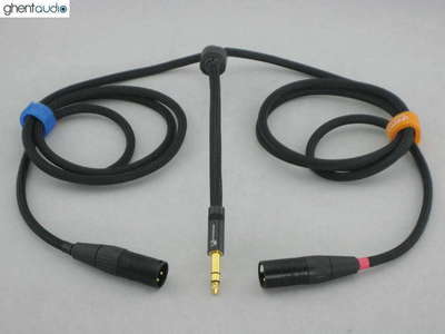 C05 (1m 3ft) --- 6.35 Stereo to Dual unBanlanced XLR OFC Audio Splitting Y Cable