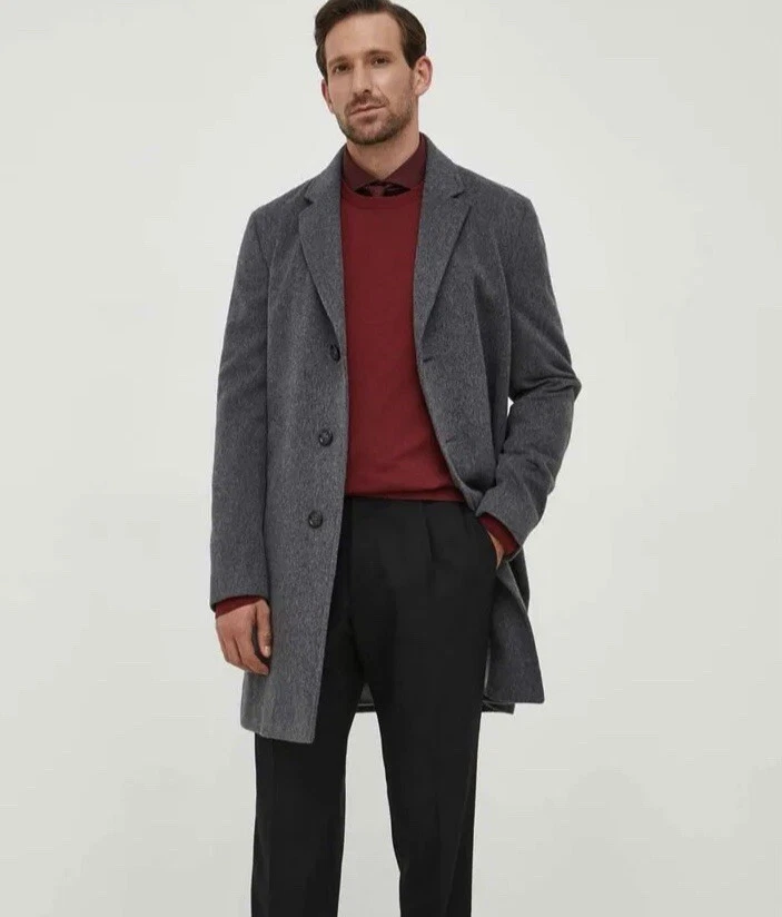 Boss wool shop cashmere coat
