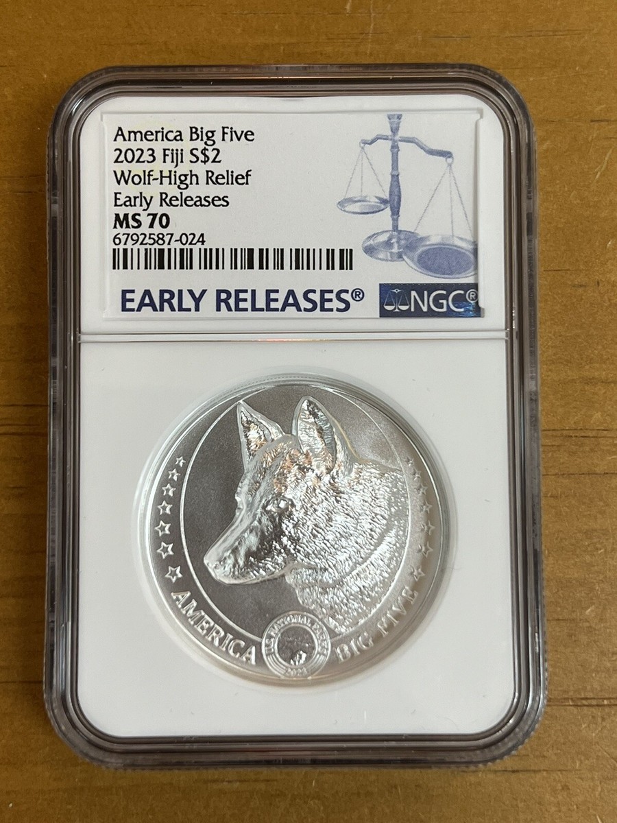 【希少産地】ギフチョウ♂♀標本★島根県安来市産★ 51/52mm 入手困難・美麗 America Big Five 2023 Fiji S$2 Wolf High Relief Early Release Coin