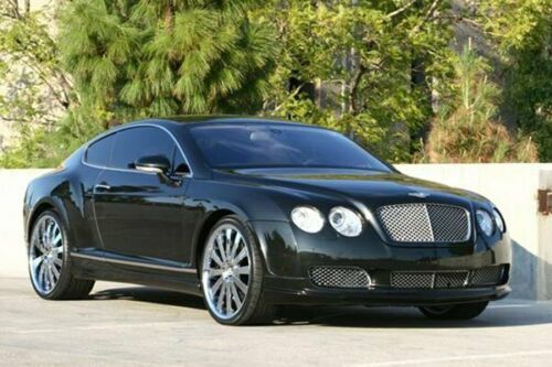 Fiberglass Front Bumper Lip Wald Style For Bentley Continental 2005-2009