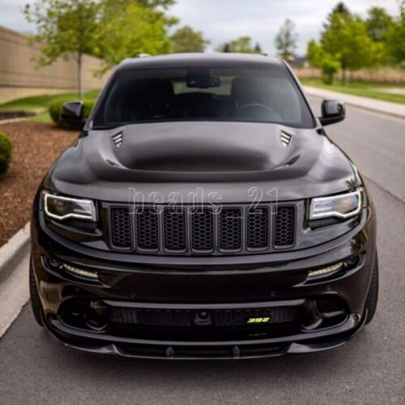 Matte Black Front Bumper Lip Splitter For Jeep Grand Cherokee SRT SRT8