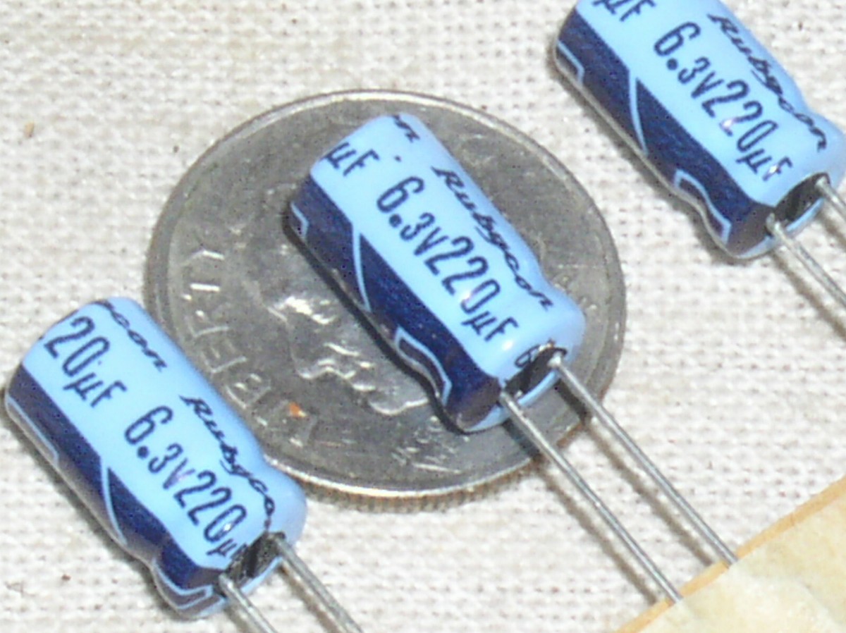 8 NEW RUBYCON TWSS 220UF/6.3V 220 MFD RADIAL ELECTROLYTIC 8 NEW RUBYCON TWSS 220UF/6.3V 220 MFD RADIAL ELECTROLYTIC