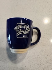 Bethel University Alumni Coffee Club 2005 Mug Blue M Ware College Tea 