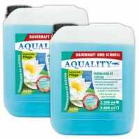 2X5 Ltr. Aquality Fadenalgen-Ex FlüSsig Gartenteich Fadenalgenvernichter