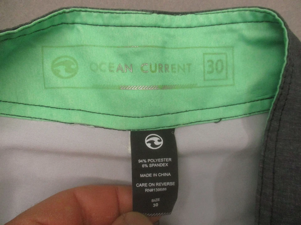 OCEAN CURRENT Size 30 Mens Drawstring Pocket Quick Dry Swimming Board Shorts 762 - Image 4 of 4