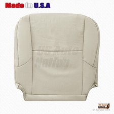 For 2012 2013 Lexus Gx460 Front Driver Bottom Perforated Leather Seat Cover Tan